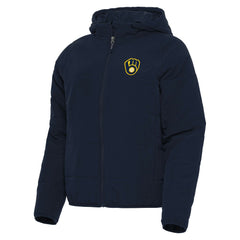 Milwaukee Brewers Antigua Women's Universe Full-Zip Hoodie Jacket - MLB
