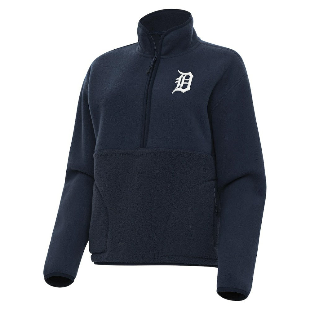 Detroit Tigers Antigua Women's Figure Half-Zip Sweatshirt - MLB