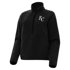 Kansas City Royals Antigua Women's Figure Half-Zip Sweatshirt - MLB