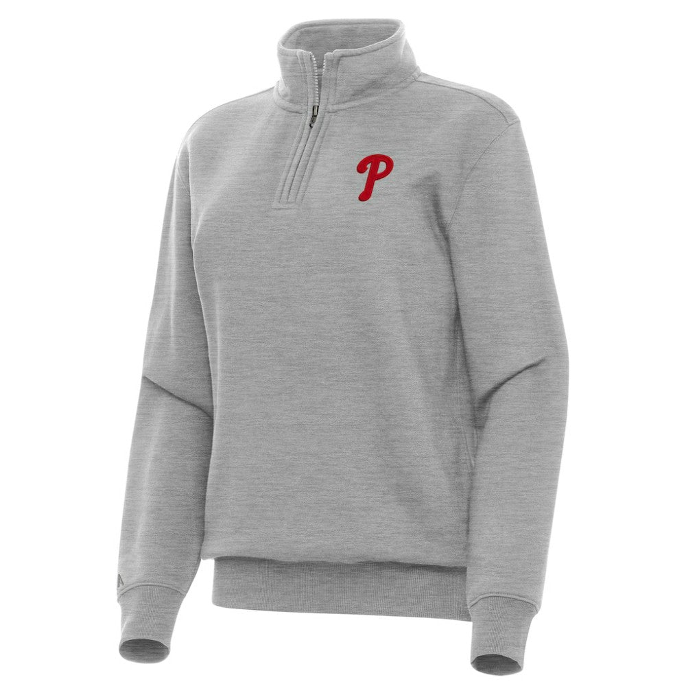 Philadelphia Phillies Antigua Women's Victory Quarter-Zip Sweatshirt - MLB
