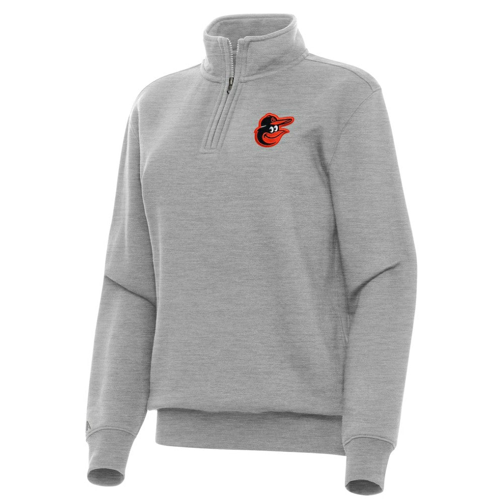 Baltimore Orioles Antigua Women's Victory Quarter-Zip Sweatshirt - MLB