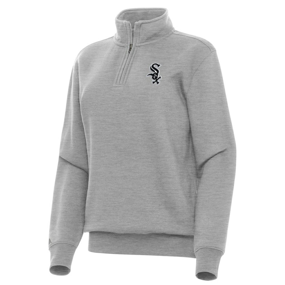 Chicago White Sox Antigua Women's Victory Quarter-Zip Sweatshirt - MLB