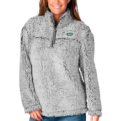 New York Jets G-III 4Her by Carl Banks Women's Sherpa Full-Zip Jacket Gray | NFL