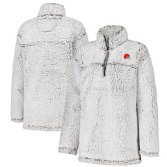 Cleveland Browns G-III 4Her by Carl Banks Women's Sherpa Full-Zip Jacket Gray | NFL