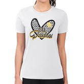 San Diego Padres G-III 4Her by Carl Banks Women's Super-Slim Fit Lightweight Leopard Heart T-Shirt - MLB