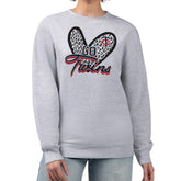 Minnesota Twins G-III 4Her by Carl Banks Women's Leopard Heart Pullover Sweatshirt - MLB