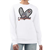 Houston Astros G-III 4Her by Carl Banks Women's Leopard Heart Pullover Sweatshirt - MLB