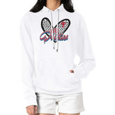 Philadelphia Phillies G-III 4Her by Carl Banks Women's Leopard Heart Pullover Hoodie - MLB
