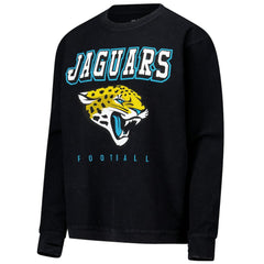 Jacksonville Jaguars G-III 4Her by Carl Banks Women's Comfy Cord Pullover Sweatshirt Black | NFL