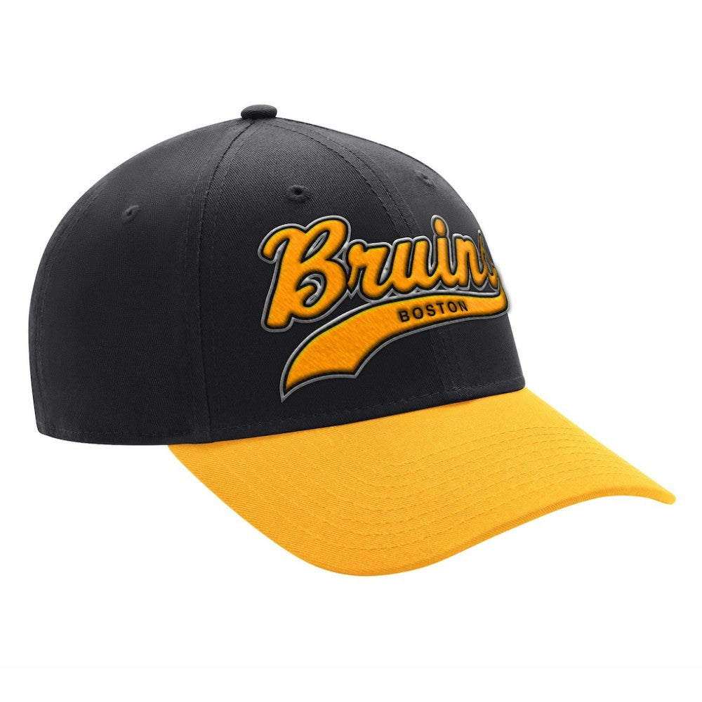 Boston Bruins Starter Two-Tone Tailsweep Mascot Adjustable Hat - Black/Gold - NHL