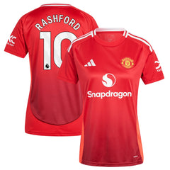 Marcus Rashford Manchester United Women's 2024/25 Home Replica Player Jersey Red | Adidas online