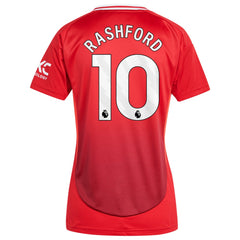 Marcus Rashford Manchester United Women's 2024/25 Home Replica Player Jersey Red | Adidas online