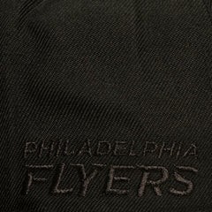 Philadelphia Flyers Mitchell & Ness Soul Strike Pearl Tonal Snapback Hat - Black - NHL