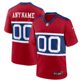 New York Giants Alternate Game Custom Jersey Century Red | Nike for Sale