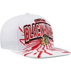 Chicago Blackhawks Mitchell & Ness Youth After Shock Snapback Hat - White - NHL