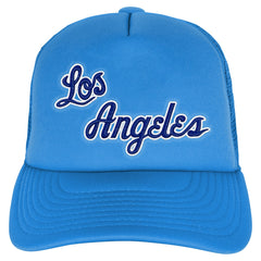 Los Angeles Lakers Youth Core Evergreen Trucker Adjustable Hat Light Blue - NBA