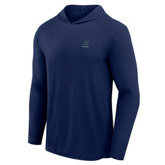 Dallas Cowboys Front Office Power Mono Long Sleeve Hoodie T-Shirt Navy | Fanatics