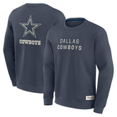 Dallas Cowboys Elements Future Ground Lettering Pullover Sweatshirt Navy | Fanatics