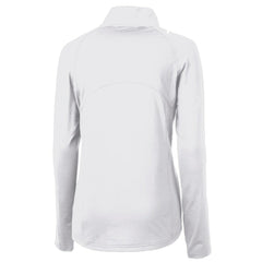 Minnesota Vikings Cutter & Buck Women's Adapt Eco Knit Stretch Recycled Half-Zip Pullover Top White | NFL