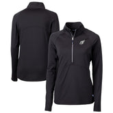 Arizona Cardinals Cutter & Buck Women's Adapt Eco Knit Stretch Recycled Half-Zip Pullover Top Black | NFL