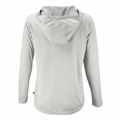Detroit Lions Cutter & Buck Women's Coastline Epic Comfort Eco Recycled Long Sleeve Hoodie T-Shirt Gray | NFL