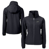 Buffalo Bills Cutter & Buck Women's Charter Eco Recycled Full-Zip Hoodie Jacket Black | NFL