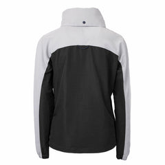 Green Bay Packers Cutter & Buck Women's Charter Eco Recycled Half-Zip Hoodie Anorak Jacket Black/Gray | NFL