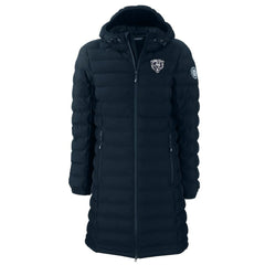 Chicago Bears Cutter & Buck Women's Mission Ridge Repreve Eco Insulated Full-Zip Hoodie Long Puffer Jacket Navy | NFL