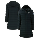 Las Vegas Raiders Cutter & Buck Women's Mission Ridge Repreve Eco Insulated Full-Zip Hoodie Long Puffer Jacket Black | NFL