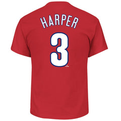 Bryce Harper Philadelphia Phillies Fanatics Big & Tall Name & Number T-Shirt - MLB