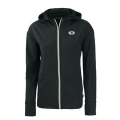 San Francisco 49ers Cutter & Buck Women's Daybreak Eco Recycled Full-Zip Hoodie Black | NFL