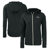 Seattle Seahawks Cutter & Buck Women's Daybreak Eco Recycled Full-Zip Hoodie Black | NFL