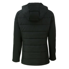 Washington Commanders Cutter & Buck Women's Evoke Hybrid Eco Softshell Recycled Full-Zip Hoodie Jacket Black | NFL