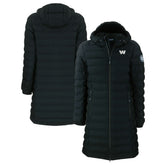 Washington Commanders Cutter & Buck Women's Mission Ridge Repreve Eco Insulated Full-Zip Hoodie Long Puffer Jacket Black | NFL
