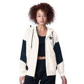 Dallas Cowboys Starter Women's Scrimmage Full-Zip Hoodie White | NFL