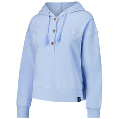 Dallas Cowboys Margaritaville Women's Island Dream Solid Pullover Hoodie Light Blue | NFL