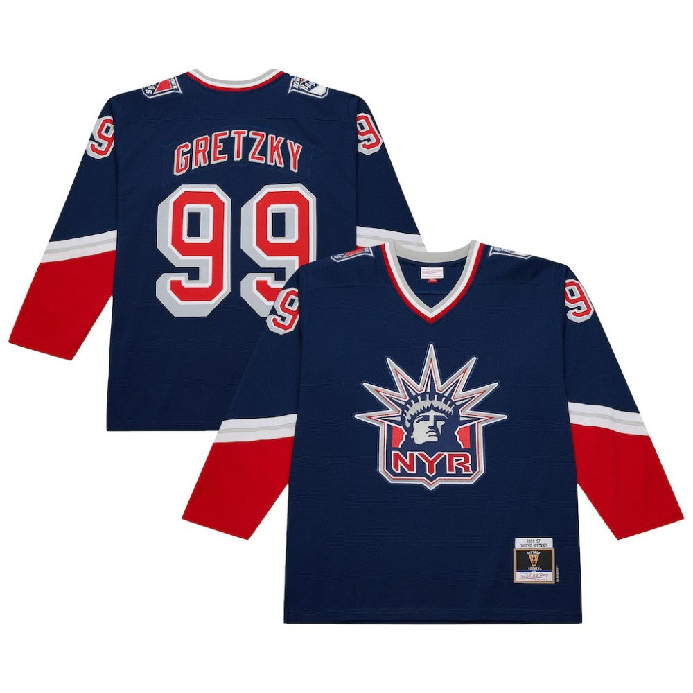 Wayne Gretzky New York Rangers Mitchell & Ness Youth 1996/97 Power Play Player Jersey - NHL