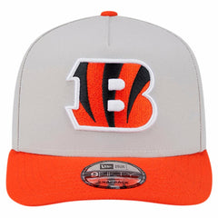 Cincinnati Bengals New Era Decent 9FIFTY A-Frame Snapback Hat Stone | NFL