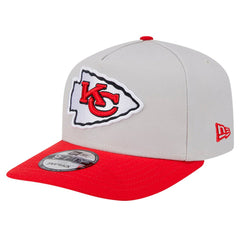 Kansas City Chiefs New Era Decent 9FIFTY A-Frame Snapback Hat Stone | NFL