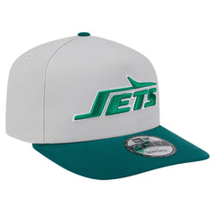 New York Jets New Era Decent 9FIFTY A-Frame Snapback Hat Stone | NFL