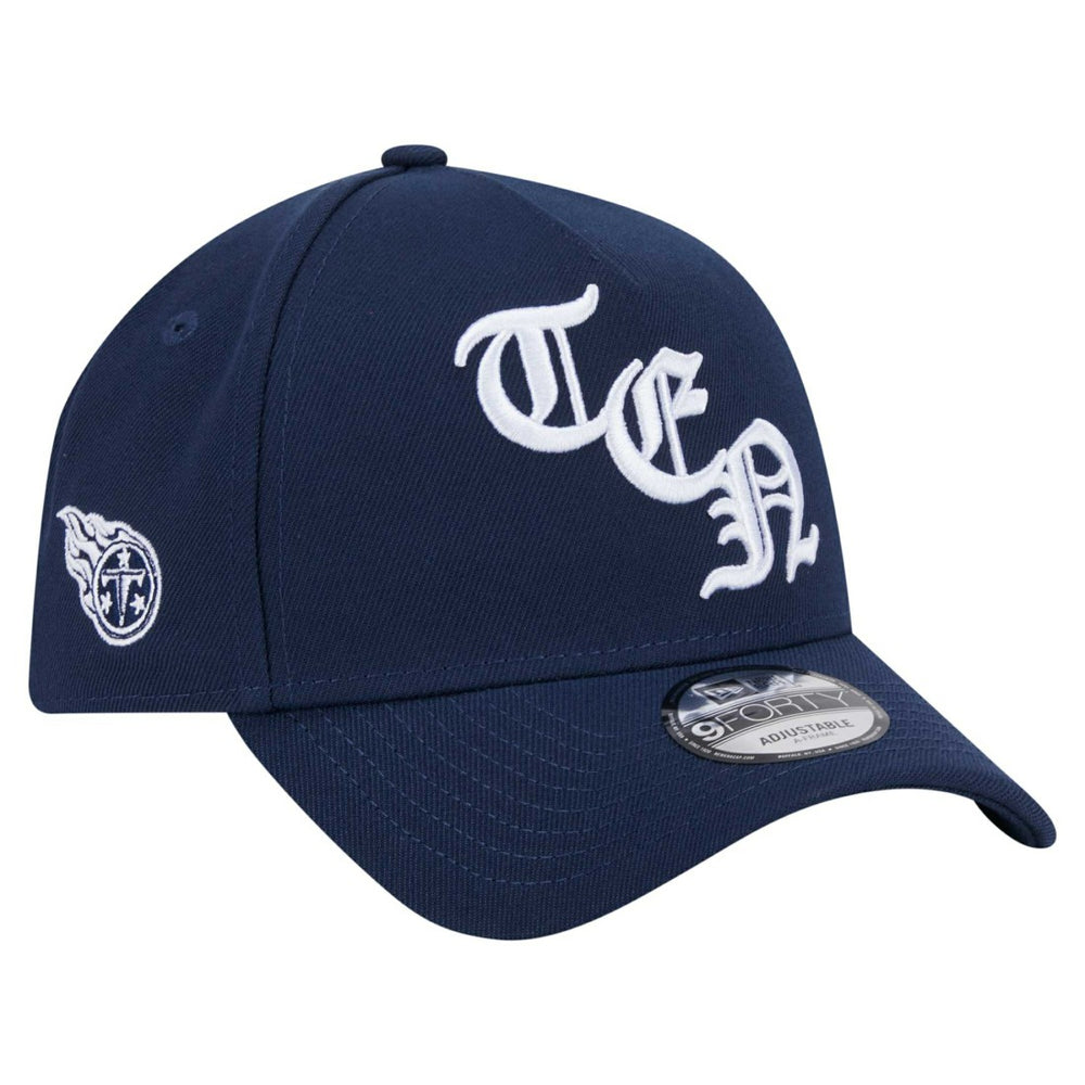 Tennessee Titans New Era Mystic 9FORTY A-Frame Adjustable Hat Navy | NFL