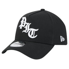 Pittsburgh Steelers New Era Mystic 9FORTY A-Frame Adjustable Hat Black | NFL