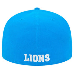 Detroit Lions New Era Omaha Throwback 59FIFTY Fitted Hat Blue | NFL