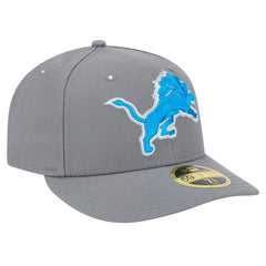 Detroit Lions New Era Omaha Low Profile 59FIFTY Fitted Hat Gray | NFL