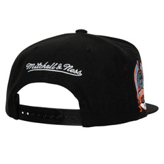 New York Rangers Mitchell & Ness Core Top Spot Snapback Hat - Black - NHL