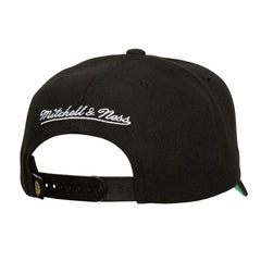 Boston Bruins Mitchell & Ness Soul Strike Neon Logo Pro Crown Adjustable Hat - Black - NHL