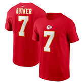 Harrison Butker Kansas City Chiefs Name & Number T-Shirt Red | Nike for Sale