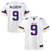 J.J. McCarthy Minnesota Vikings Youth Game Jersey White | Nike for Sale