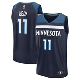 Naz Reid Minnesota Timberwolves Fast Break Replica Player Jersey Icon Edition Navy - NBA