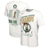 Boston Celtics 2024 NBA Finals Champions Celebration Roster T-Shirt White - NBA